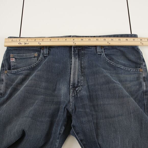 Adriano Goldschmied AG-ED Tellis Modern Slim Wash Faded Jeans Japan Made 34 x 33 - Picture 5 of 11